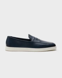 Peebles - Calfskin Loafer with Antique Finish