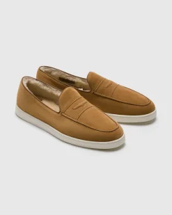 Peebles Fur - Suede and Sheepskin Loafer