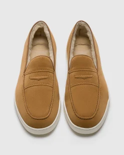 Peebles Fur - Suede and Sheepskin Loafer