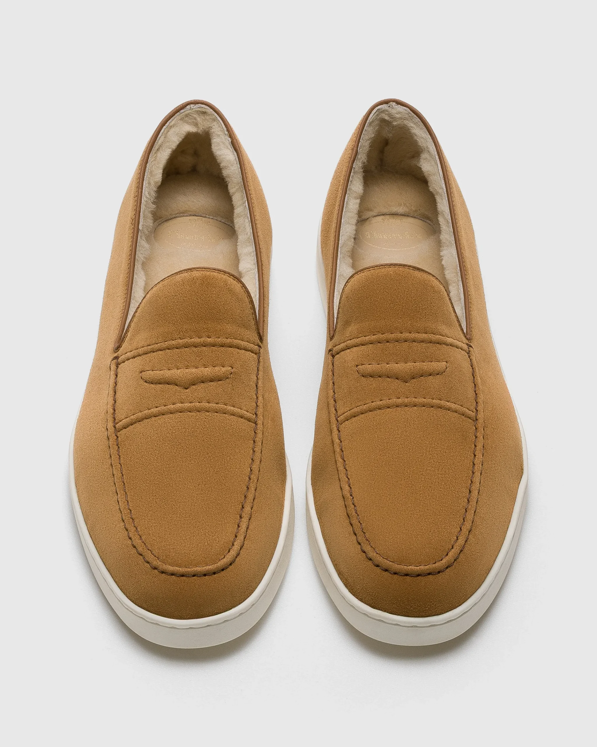 Peebles Fur - Suede and Sheepskin Loafer