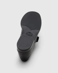 Piper - Polished Fumé Leather Lace-up Monk Strap
