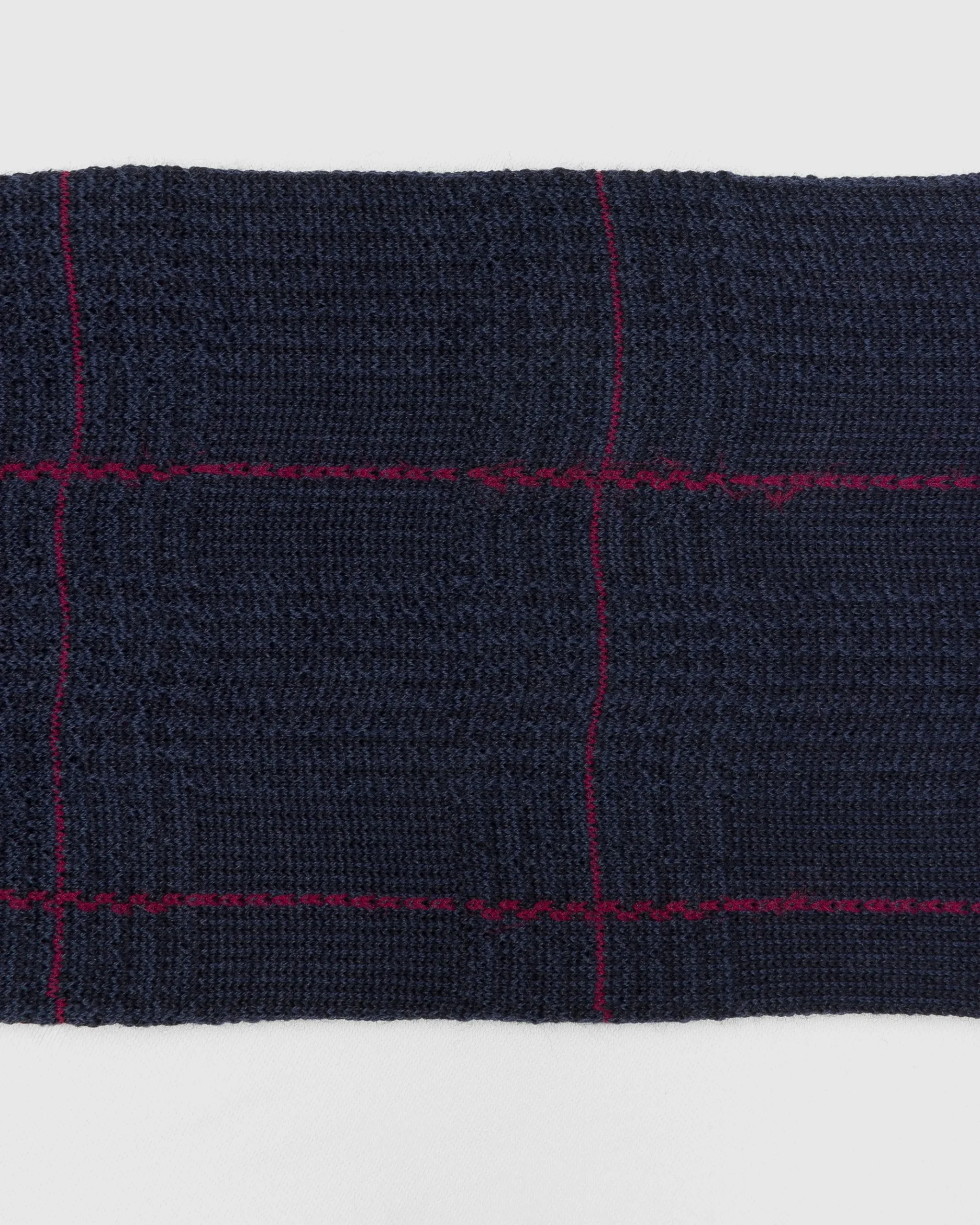 Prince of Wales Wool Long Socks - Prince of Wales Wool Long Socks