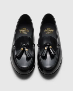 Priscilla - Polished Fumé Leather Loafer