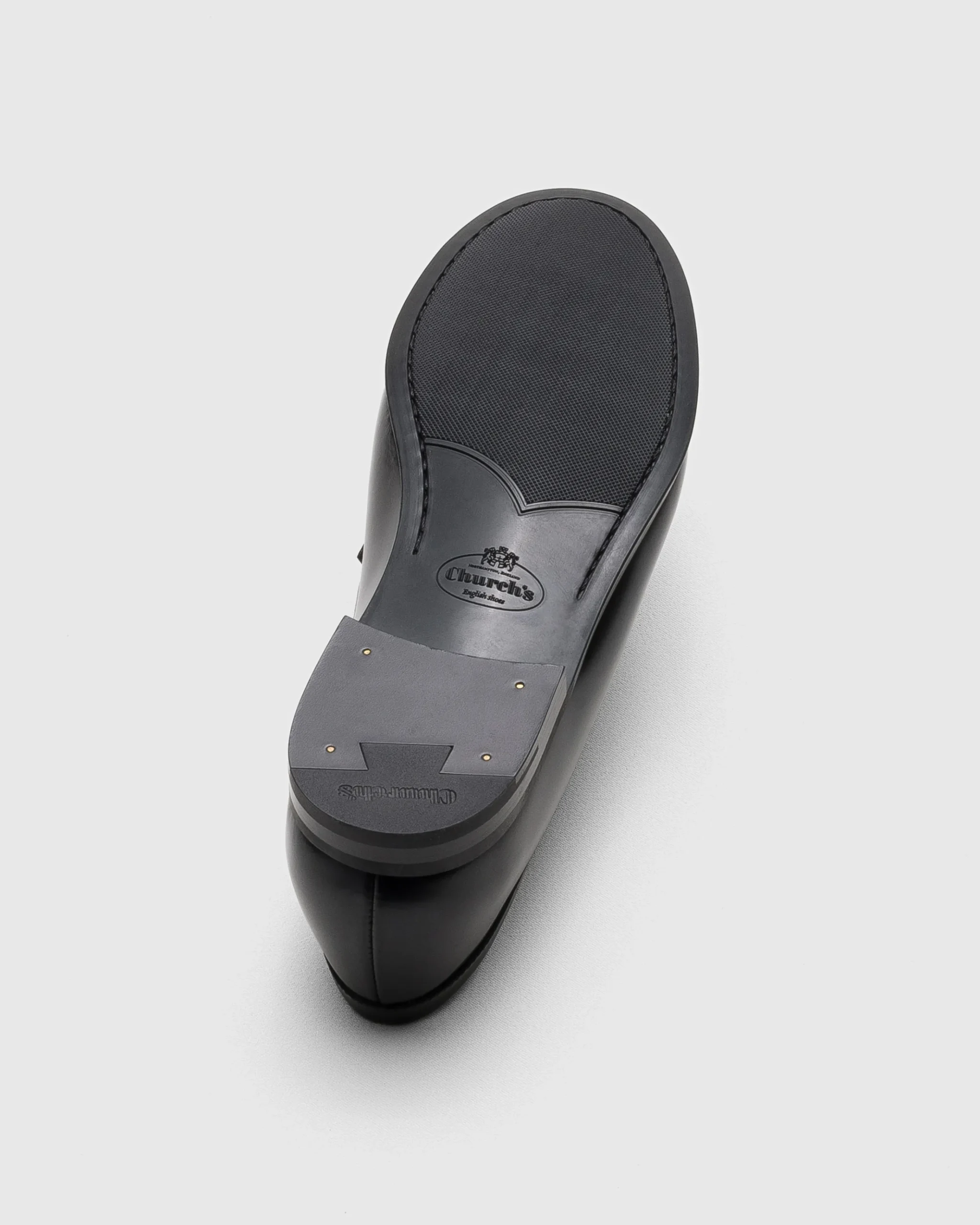 Priscilla - Polished Fumé Leather Loafer