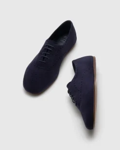 Rebecca - Suede Oxford Brogue