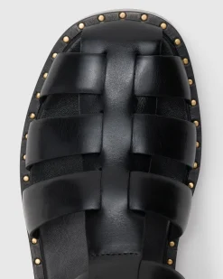 Reika - Calfskin Plateau Sandal