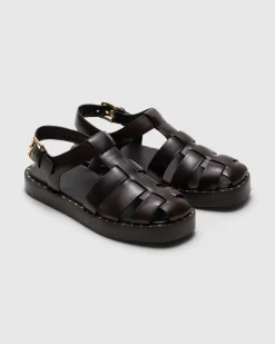Reika - Calfskin Plateau Sandal
