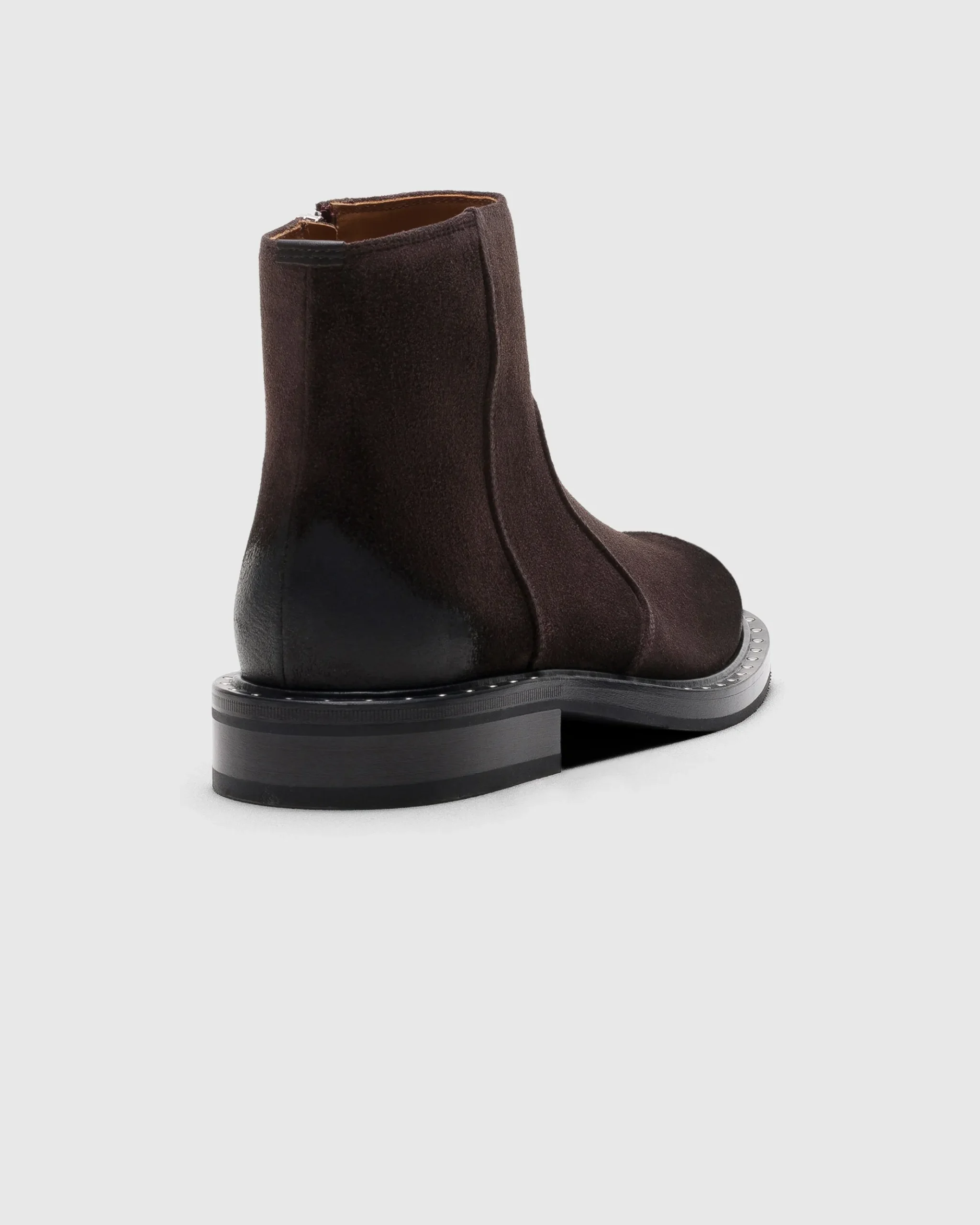 Rosie Met - Suede Boot with Antique Finish