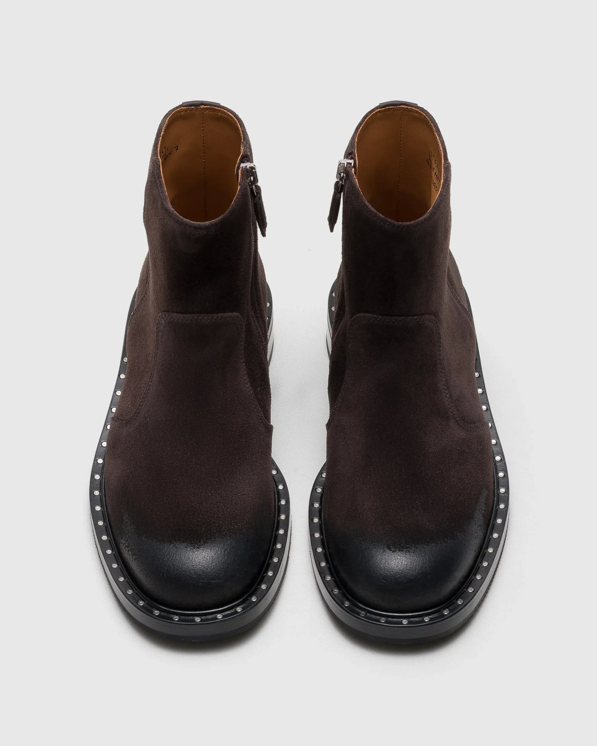 Rosie Met - Suede Boot with Antique Finish