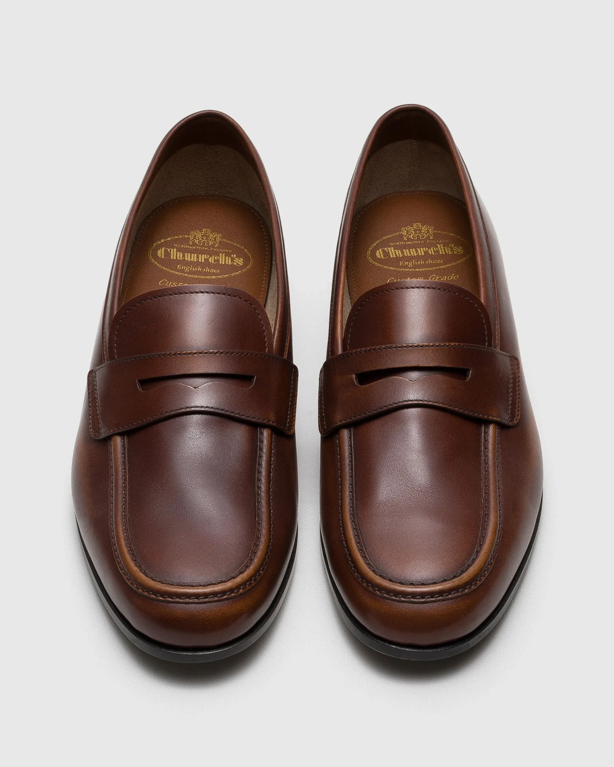 Rother - Fumé Brushed Leather Loafer