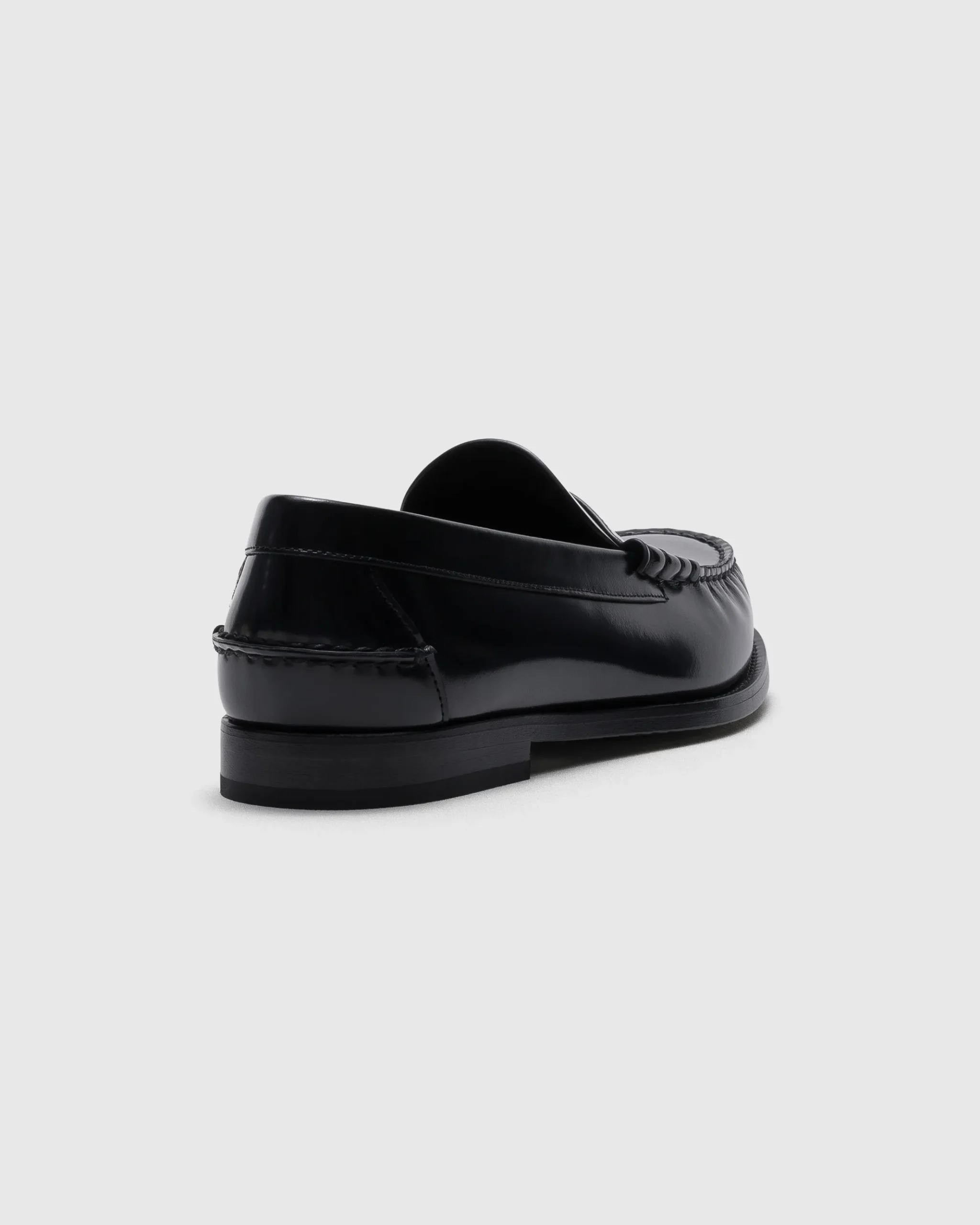 Rowley - Polished Fumé Leather Loafer