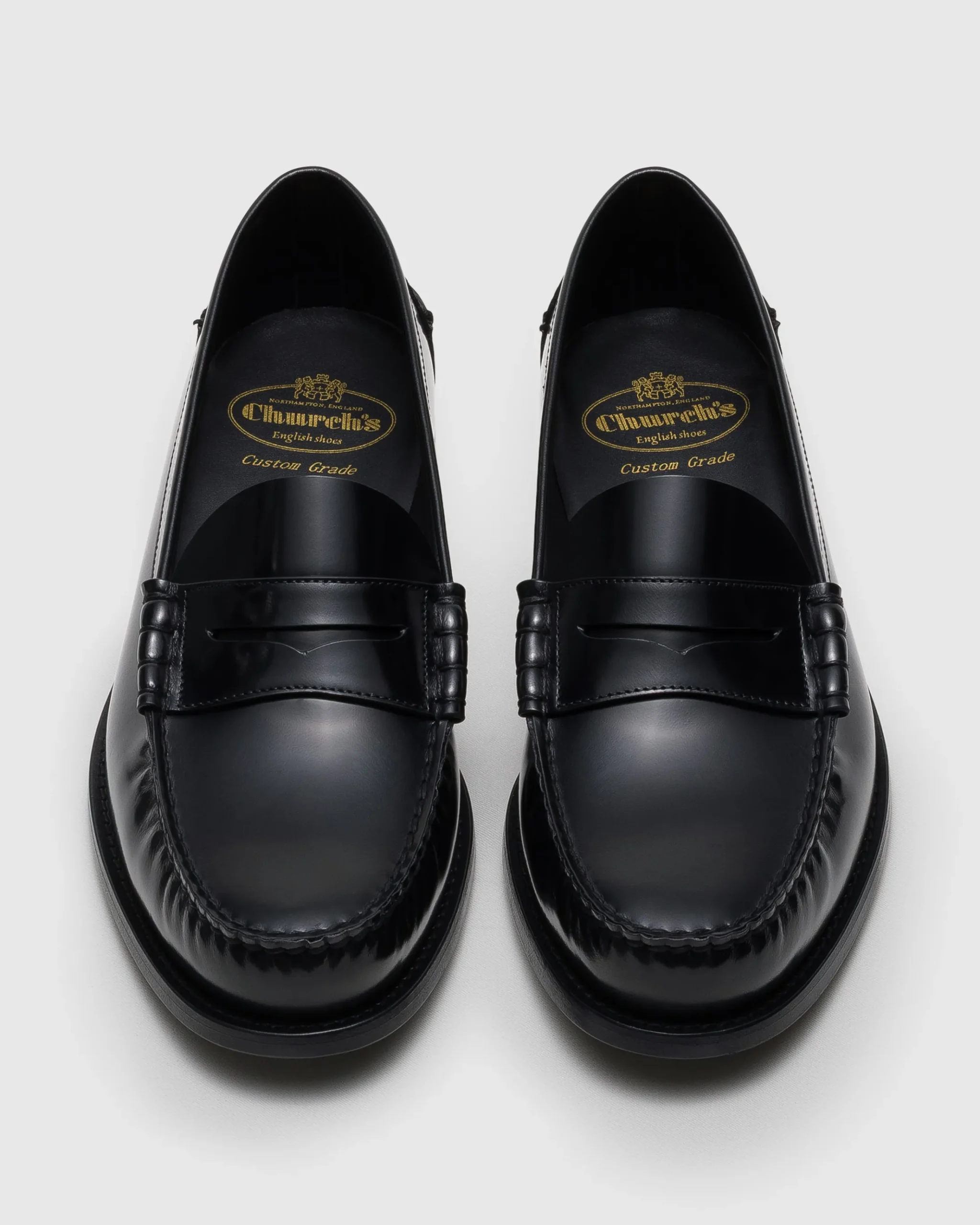 Rowley - Polished Fumé Leather Loafer