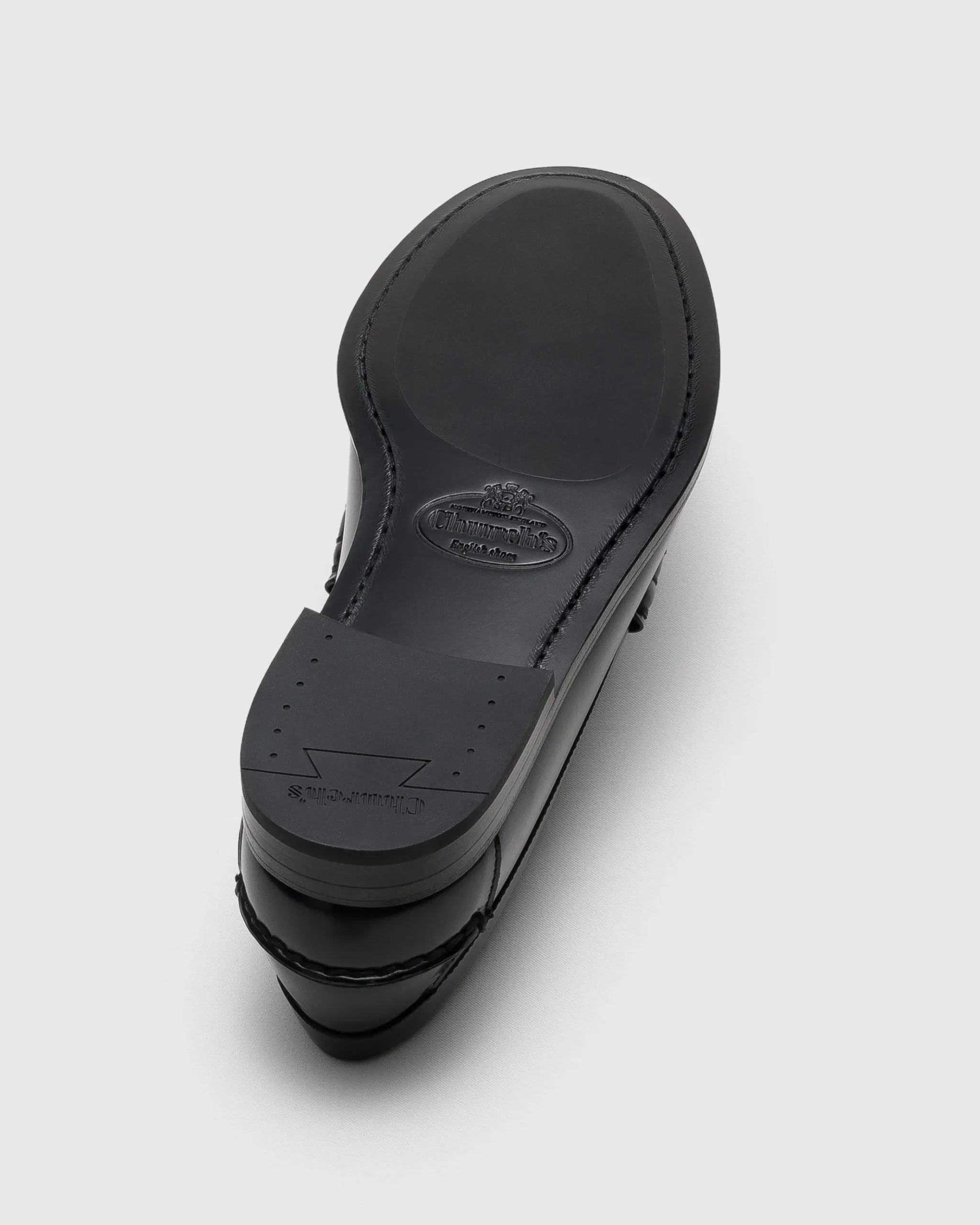Rowley - Polished Fumé Leather Loafer