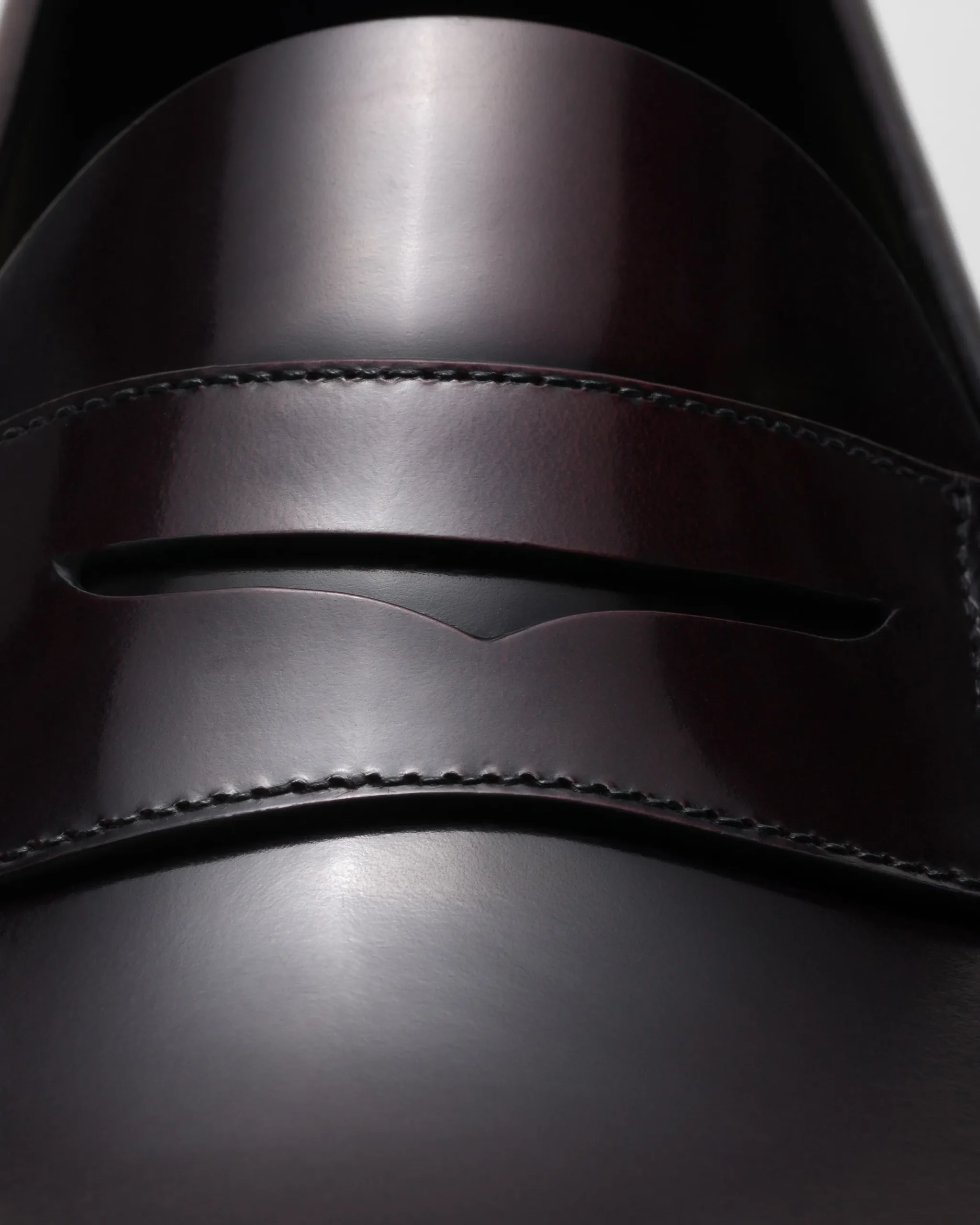 Rowley - Polished Fumé Leather Loafer