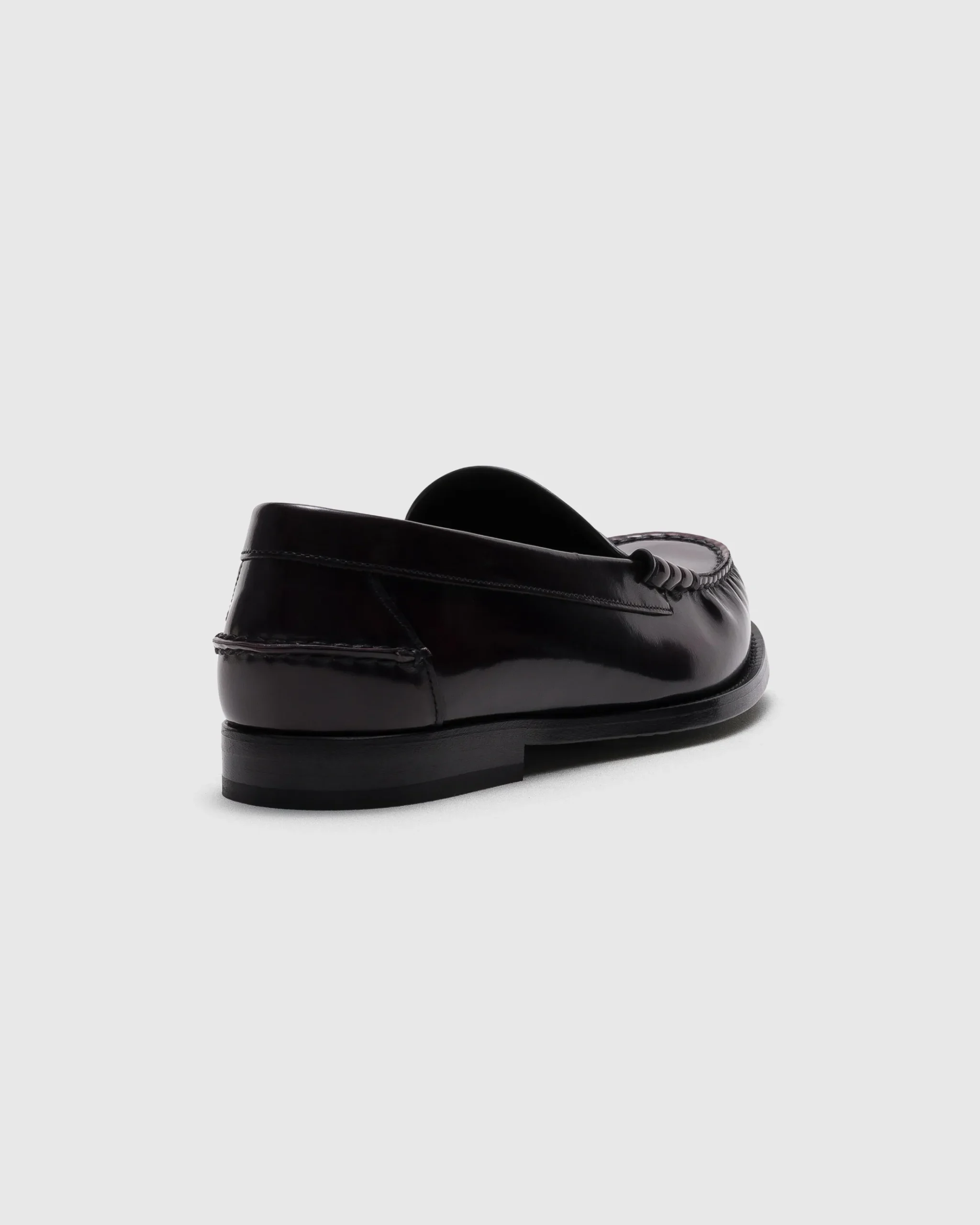 Rowley - Polished Fumé Leather Loafer