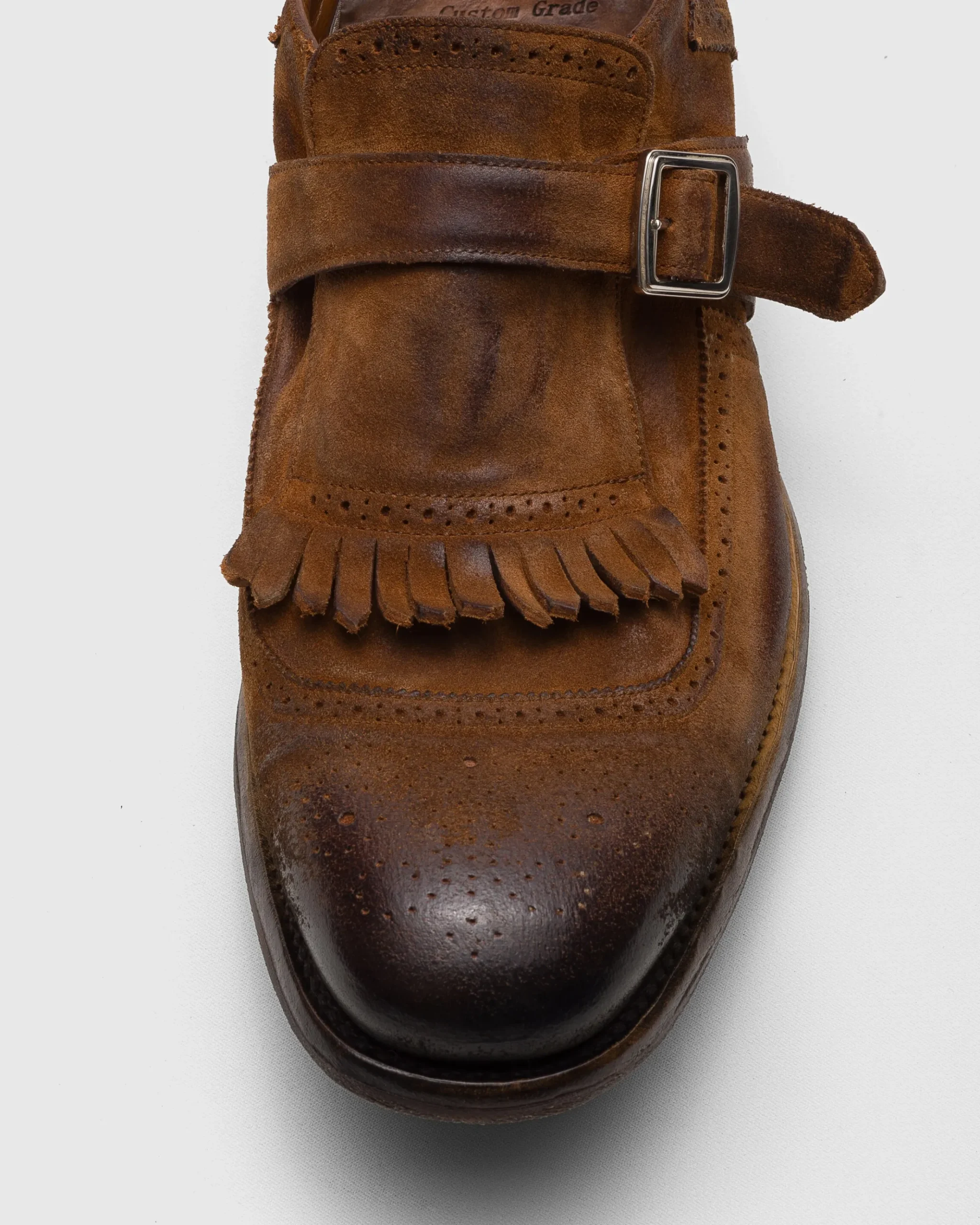 Shanghai - Vintage Suede Buckle Loafer