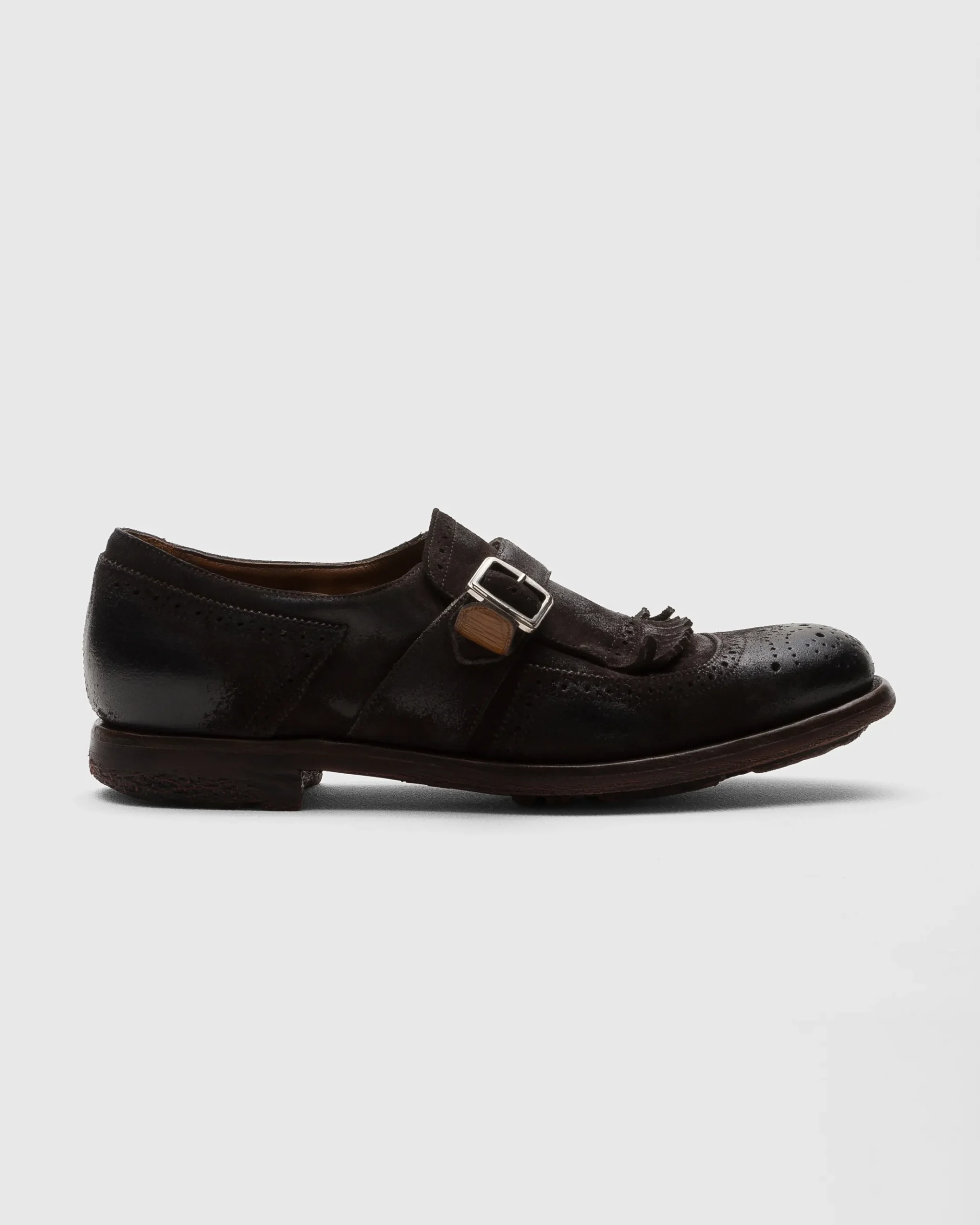 Shanghai W - Vintage Suede Monk Strap