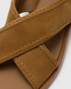 Sondra - Suede Criss Cross Sandal