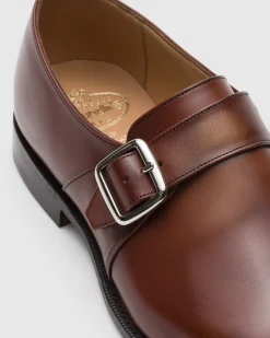 Westbury - Bleached Calfskin Monk Strap