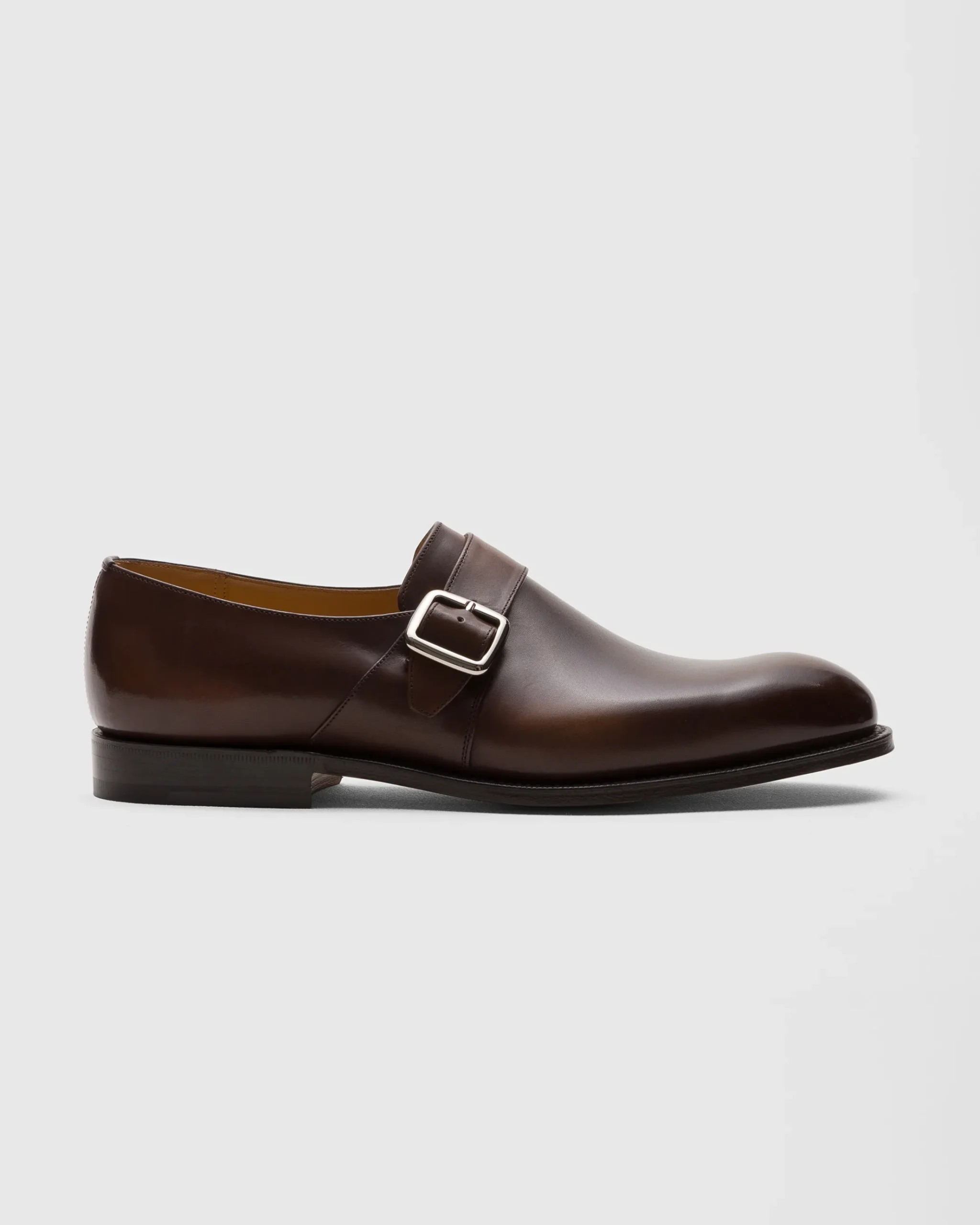 Westbury - Bleached Calfskin Monk Strap